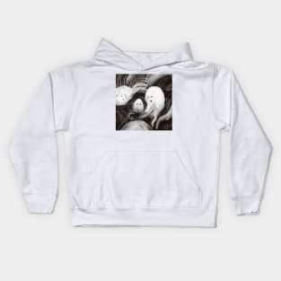 Whispy Ghosts Kids Hoodie